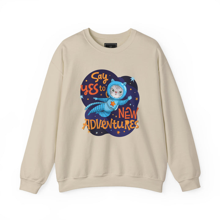 Adventure Kitty Crewneck Sweatshirt