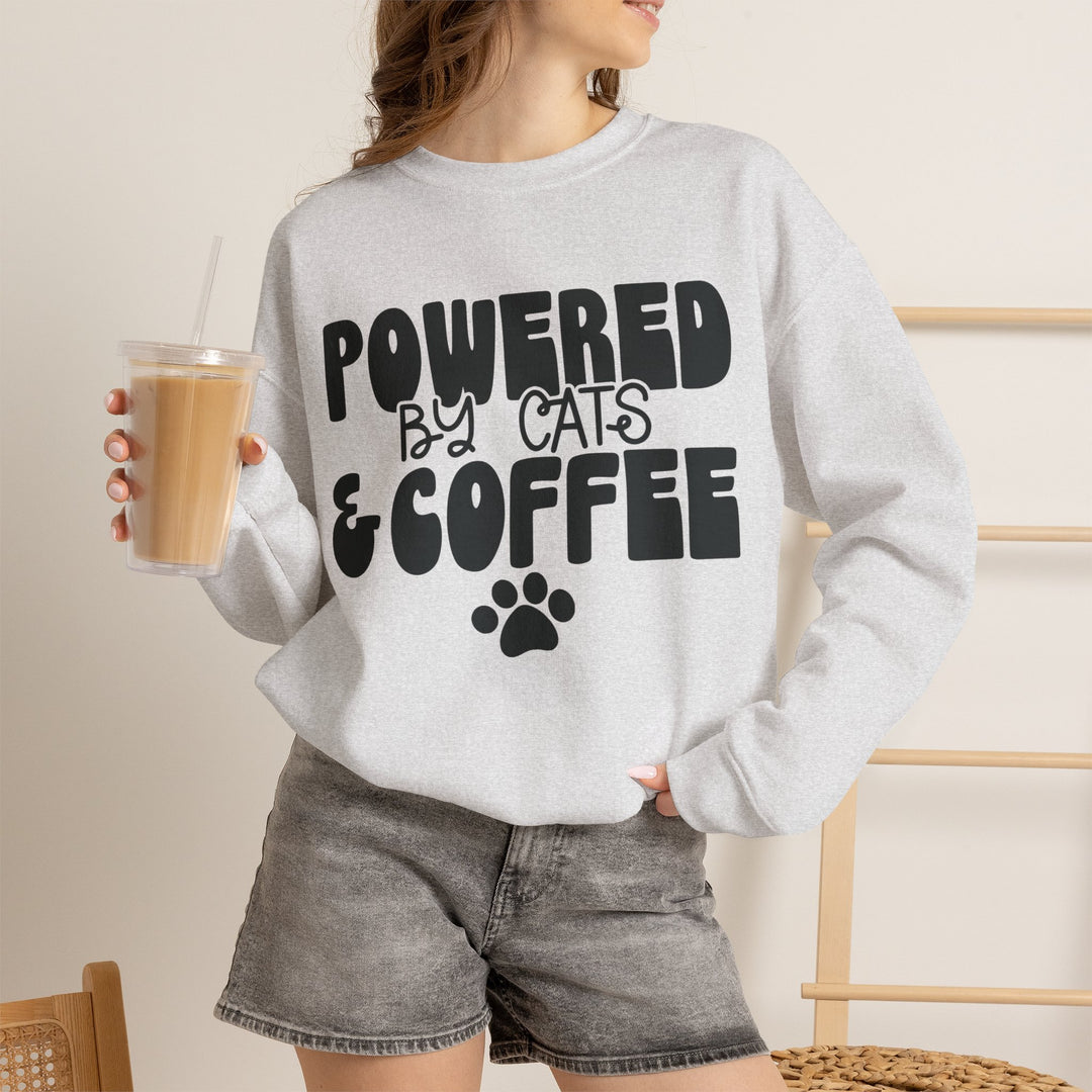 Cats and Coffee Crewneck Sweatshirt