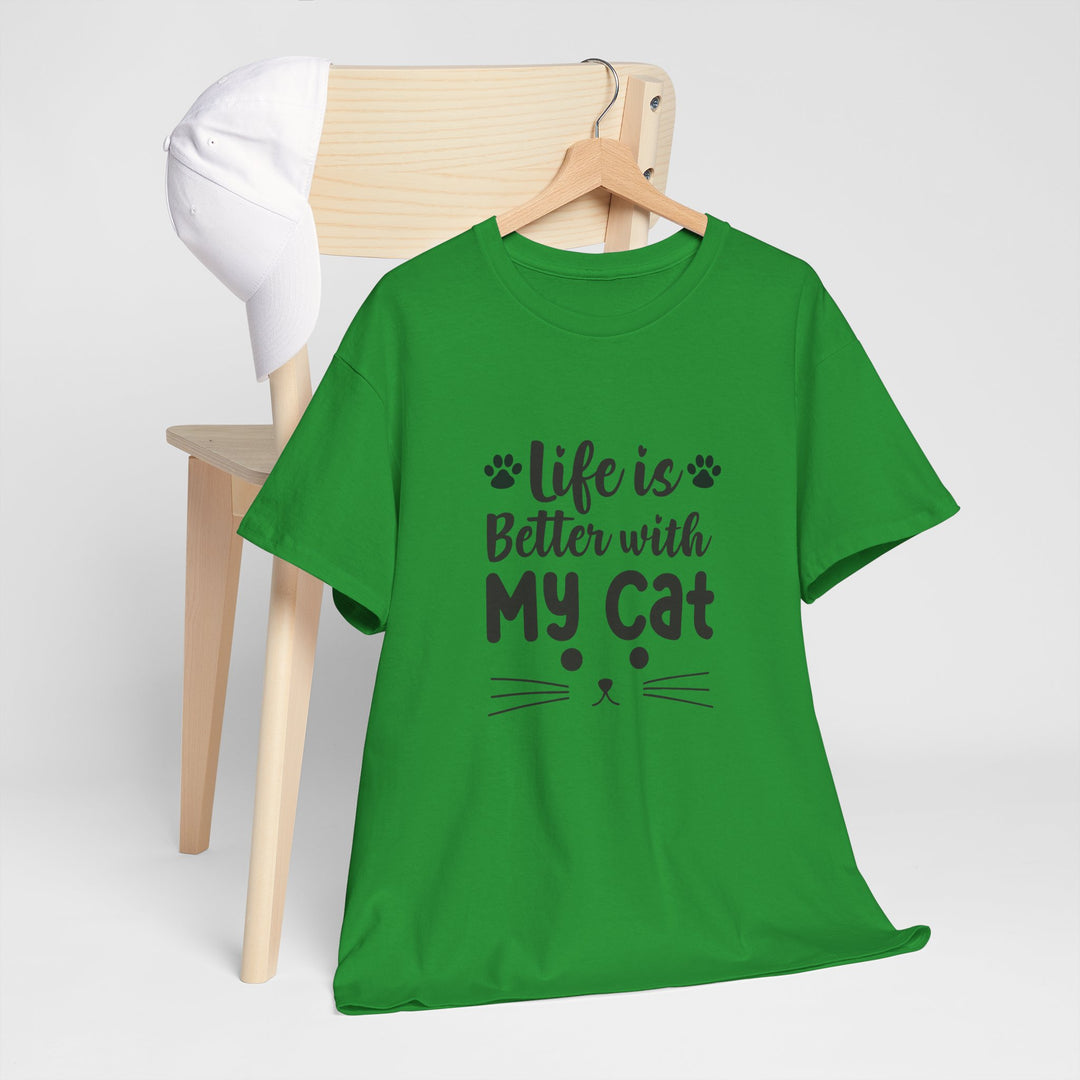 Better With My Cat Cotton Tee