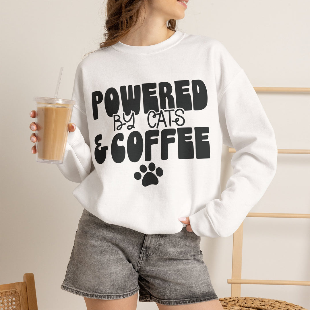 Cats and Coffee Crewneck Sweatshirt