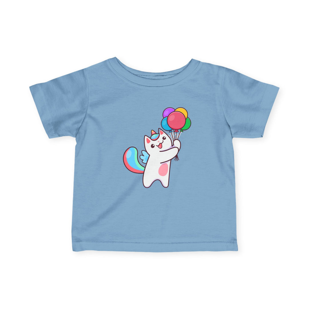 Caticorn and Balloons Infant Fine Jersey Tee