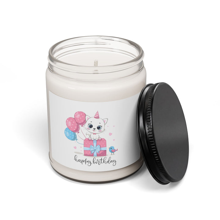 Happy Birthday Kitty Scented Soy Candle