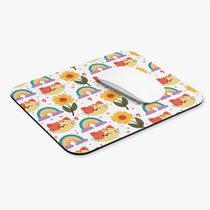 Rainbow Whisker Mouse Pad