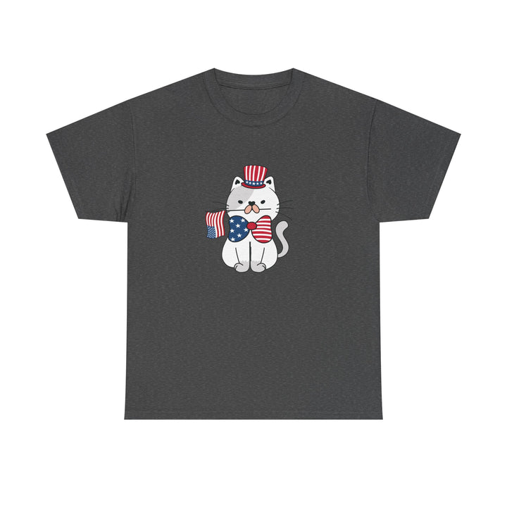 Patriotic Cat Cotton Tee