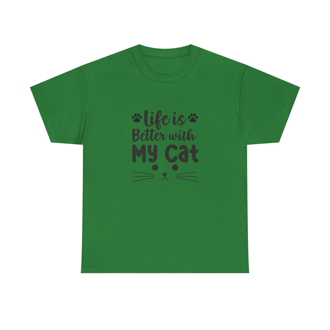 Better With My Cat Cotton Tee