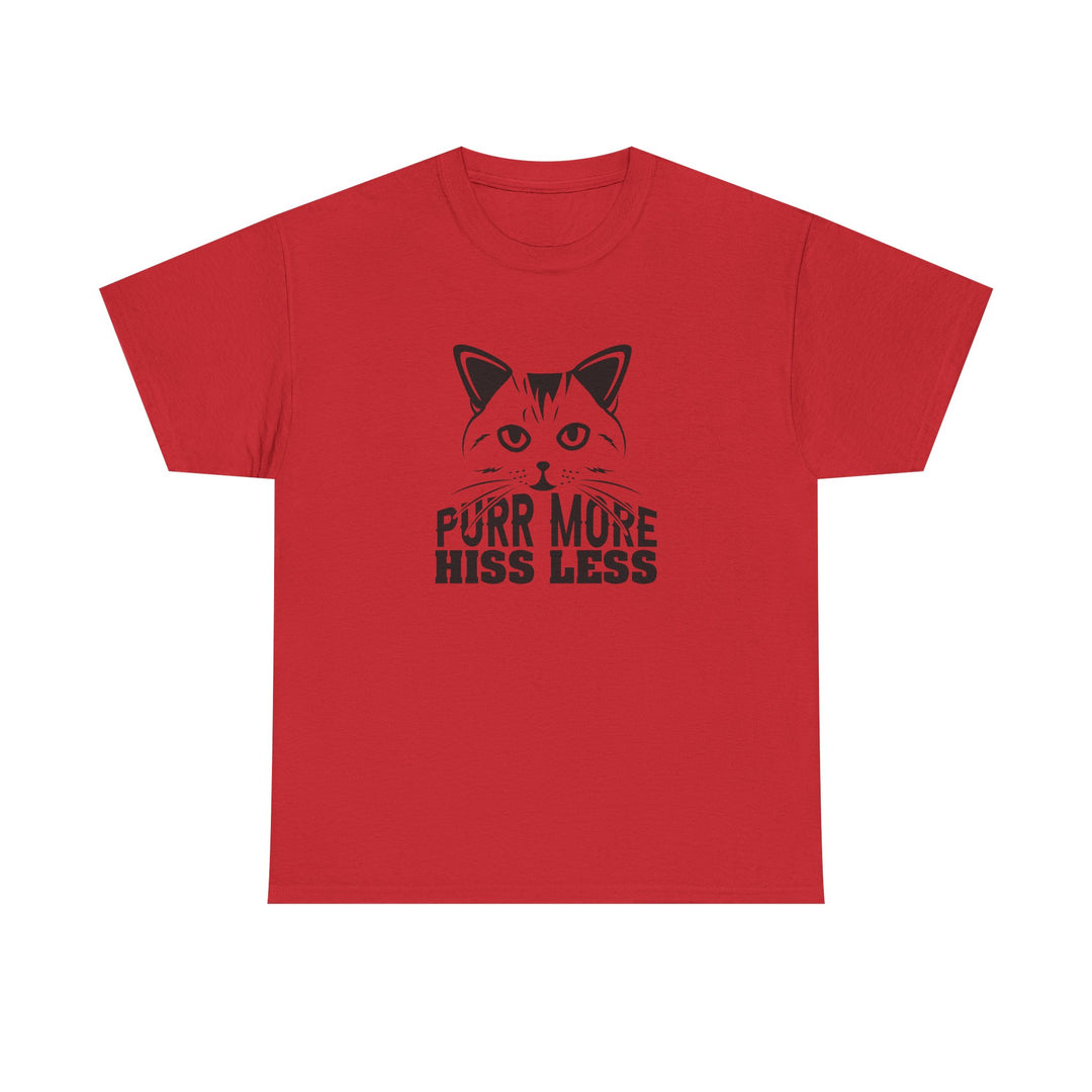 Purr More Hiss Less Cotton Tee