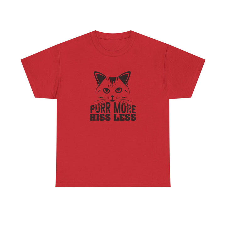 Purr More Hiss Less Cotton Tee
