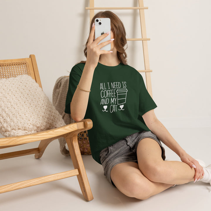 Coffee and My Cat Cotton Tee