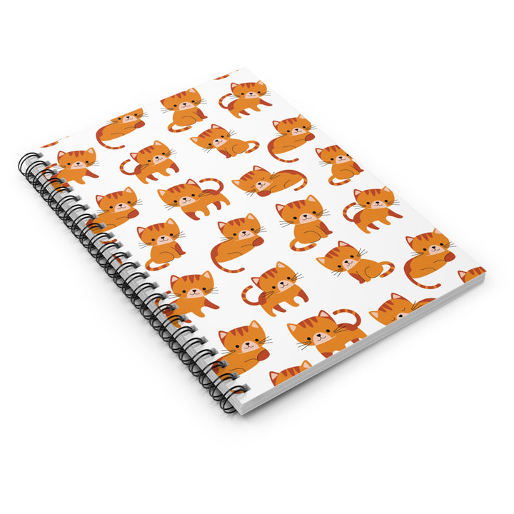 Orange Kitten Spiral Notebook