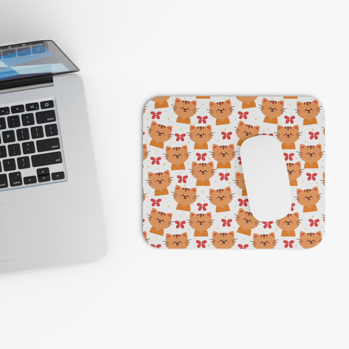 Orange Tabby Cat Mouse Pad