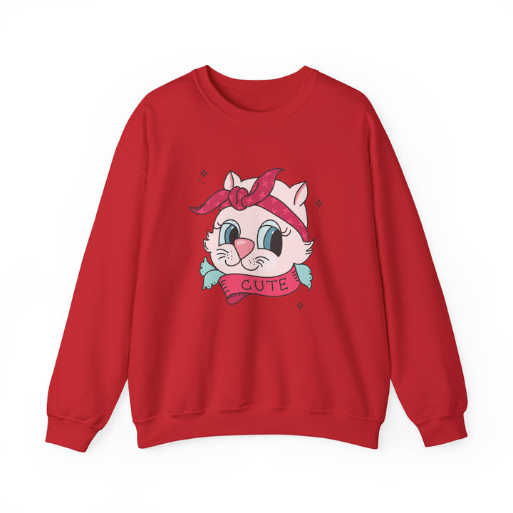 Tattoo Cat Crewneck Sweatshirt