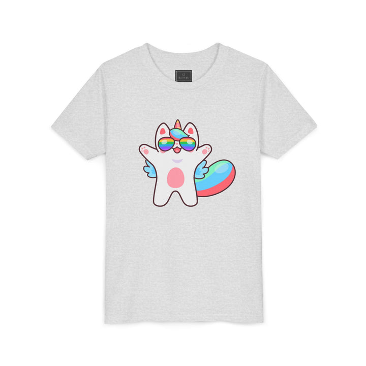 Caticorn Party Time Youth Short Sleeve Tee