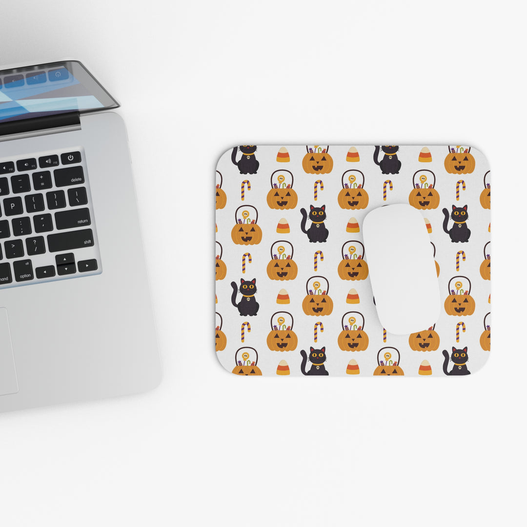 Happy Halloween Cat Mouse Pad