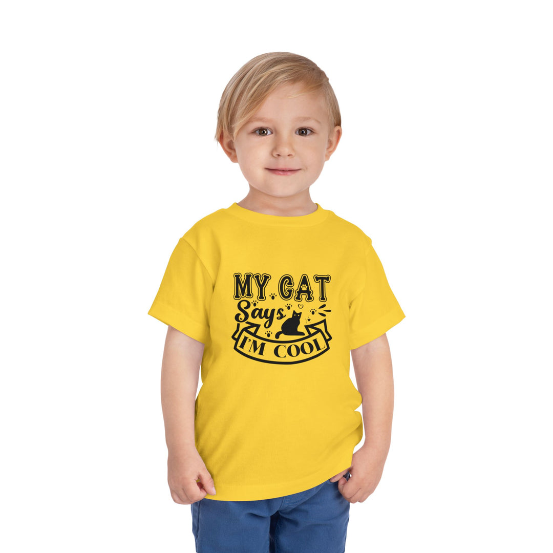 My Cat Says I'm Cool Toddler Tee