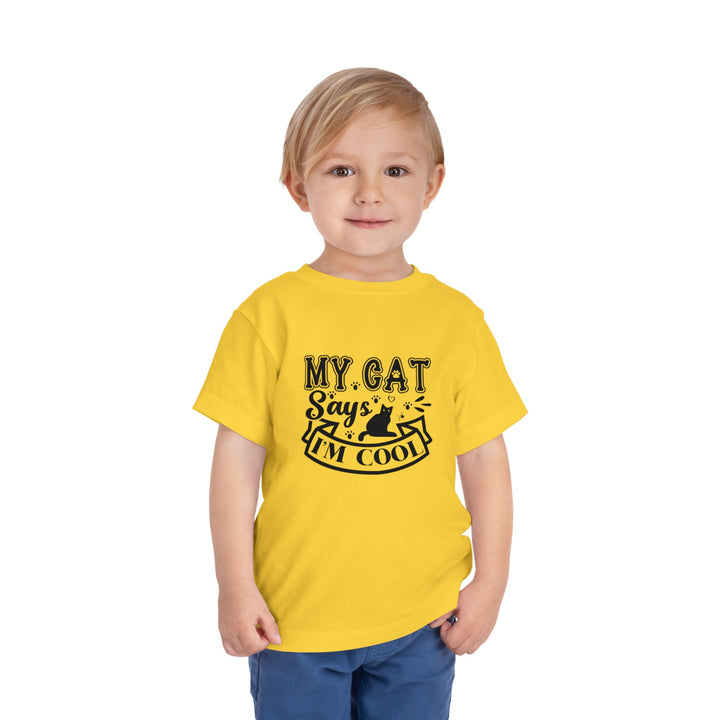 My Cat Says I'm Cool Toddler Tee