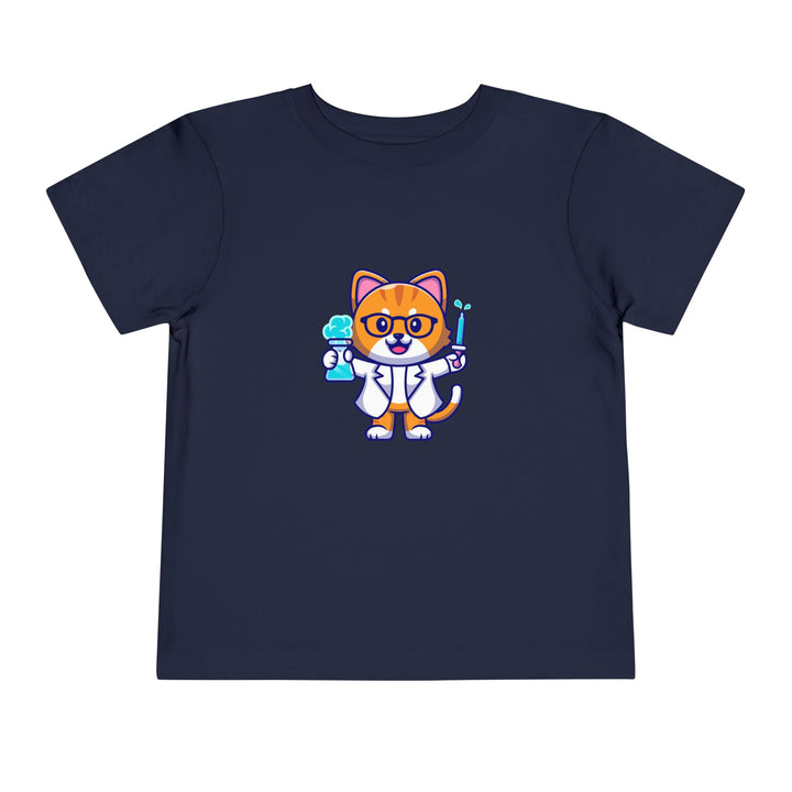 Scientist Kitty Toddler Tee