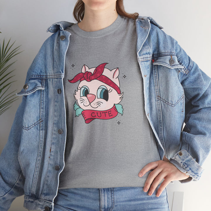 Tattoo Cat Cotton Tee