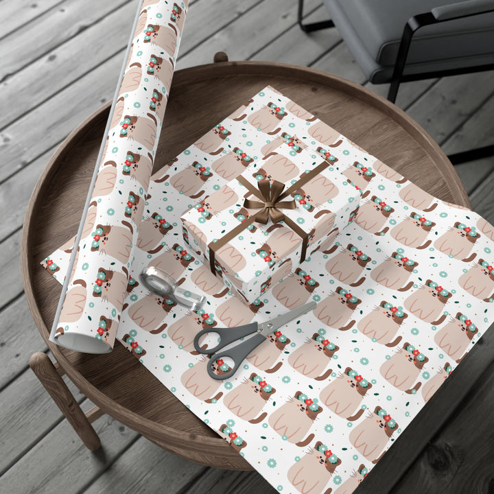 Blossom Kitty Gift Wrap
