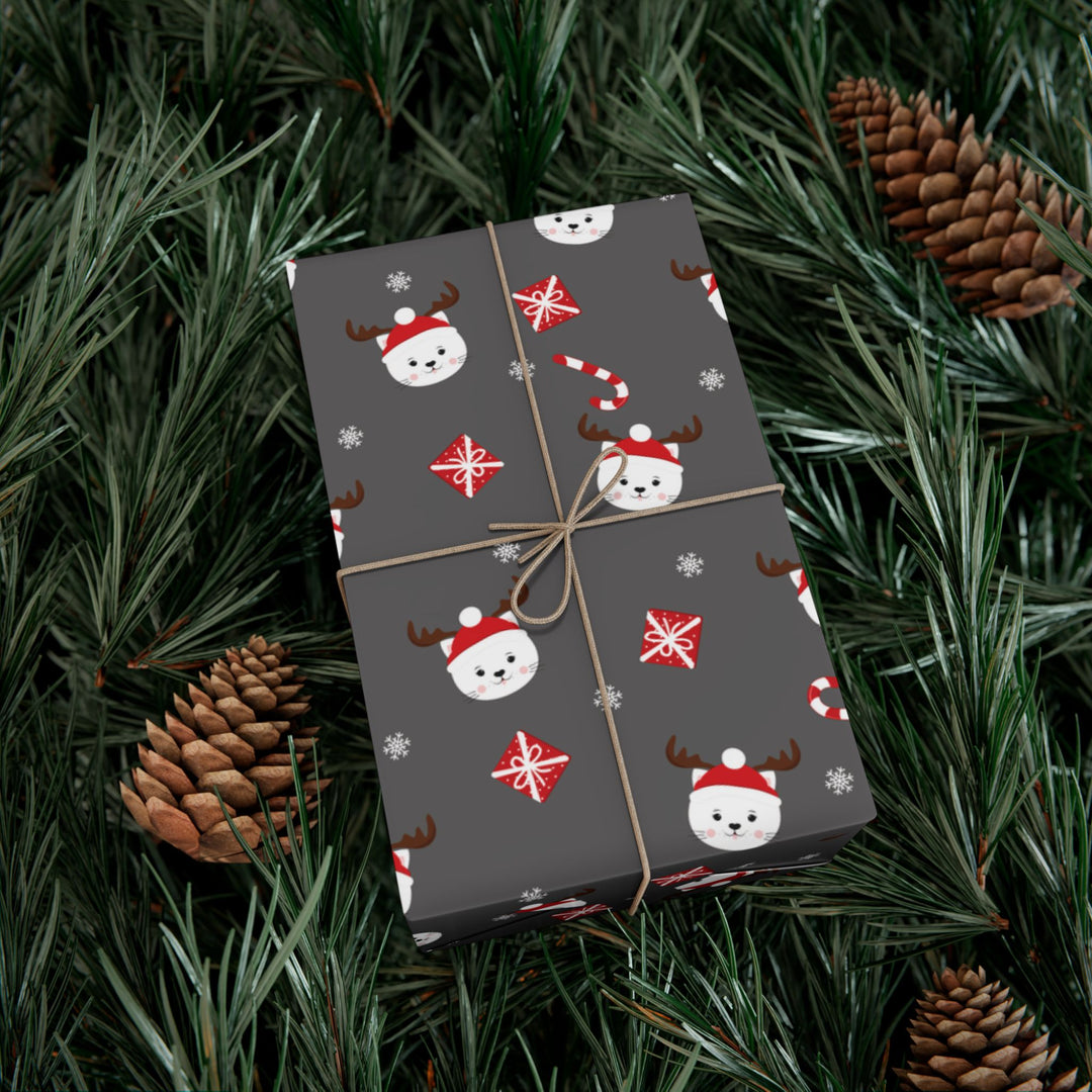 Reindeer Cat Gift Wrap