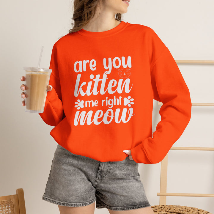 Kitten Me Right Meow Crewneck Sweatshirt
