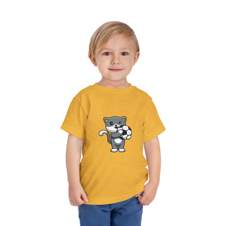 Soccer Cat Toddler Tee