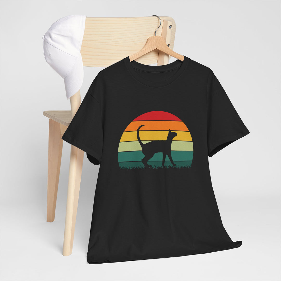 Sunset Cat Cotton Tee
