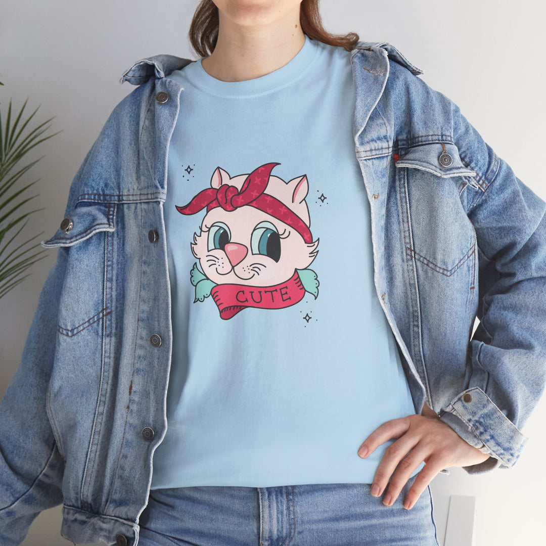 Tattoo Cat Cotton Tee