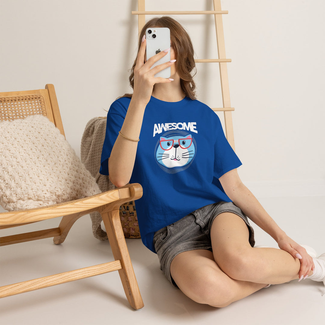Awesome Cat Cotton Tee