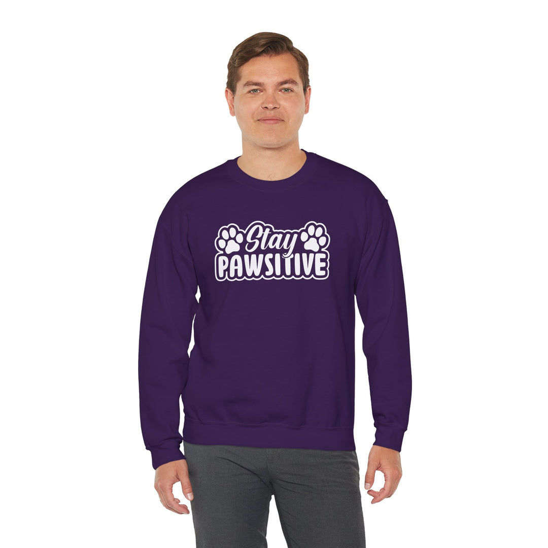 Stay Pawsitive Crewneck Sweatshirt
