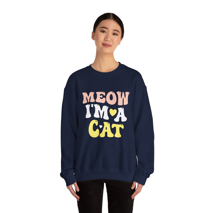 Meow I'm A Cat Unisex Crewneck Sweatshirt