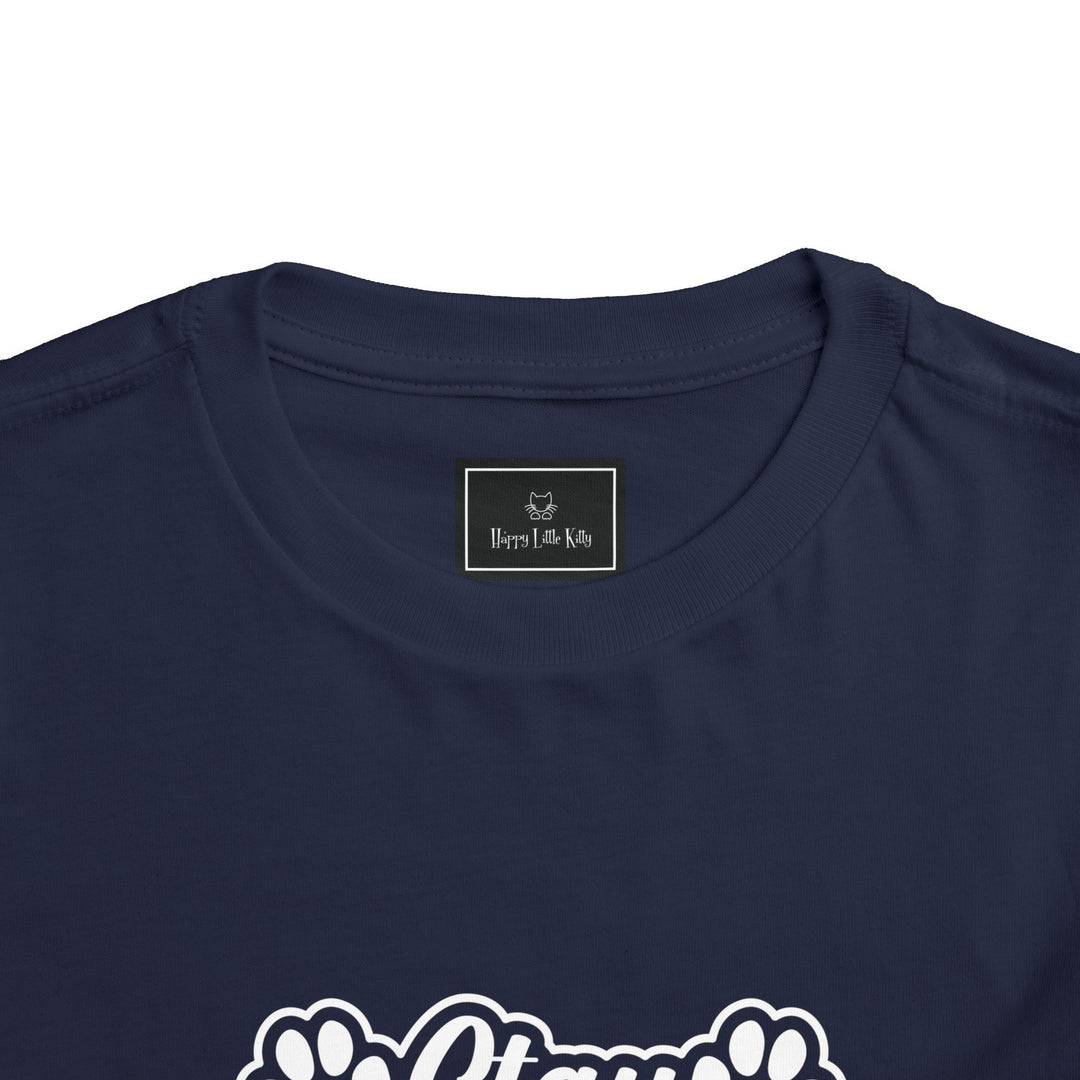 Stay Pawsitive Toddler Tee