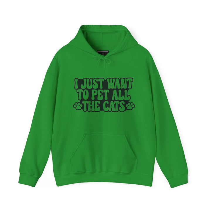 Pet All The Cats Hooded Sweatshirt
