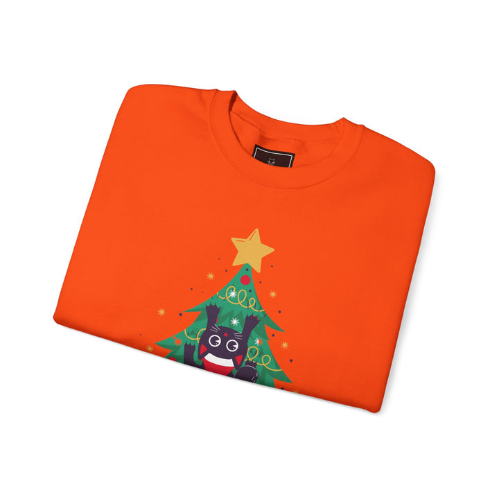 Tree Climbing Kitty Crewneck Sweatshirt