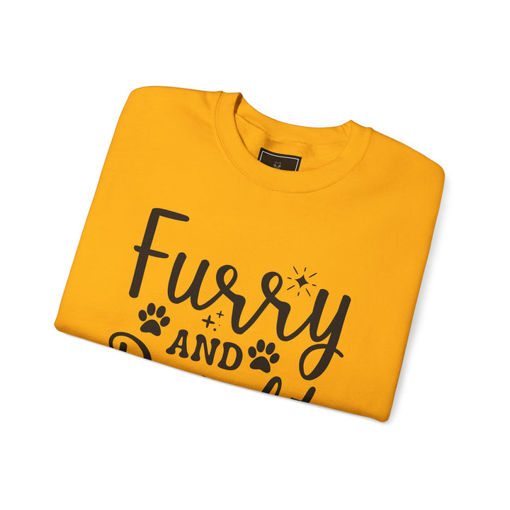 Furry and Bright Unisex Crewneck Sweatshirt