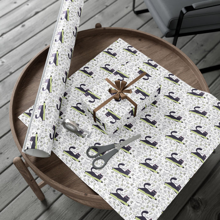 Language Cat Gift Wrap