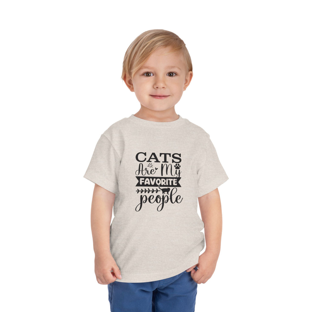 Cats Are My Favorite People Toddler Tee
