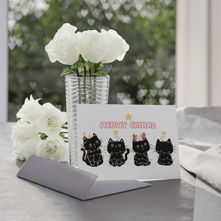 Meowy Catmas Holiday Card