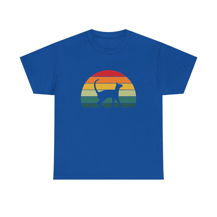 Sunset Cat Cotton Tee