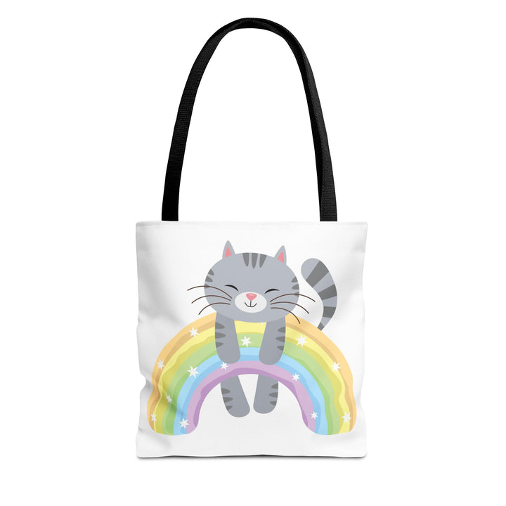 Over the Rainbow Cat Tote Bag