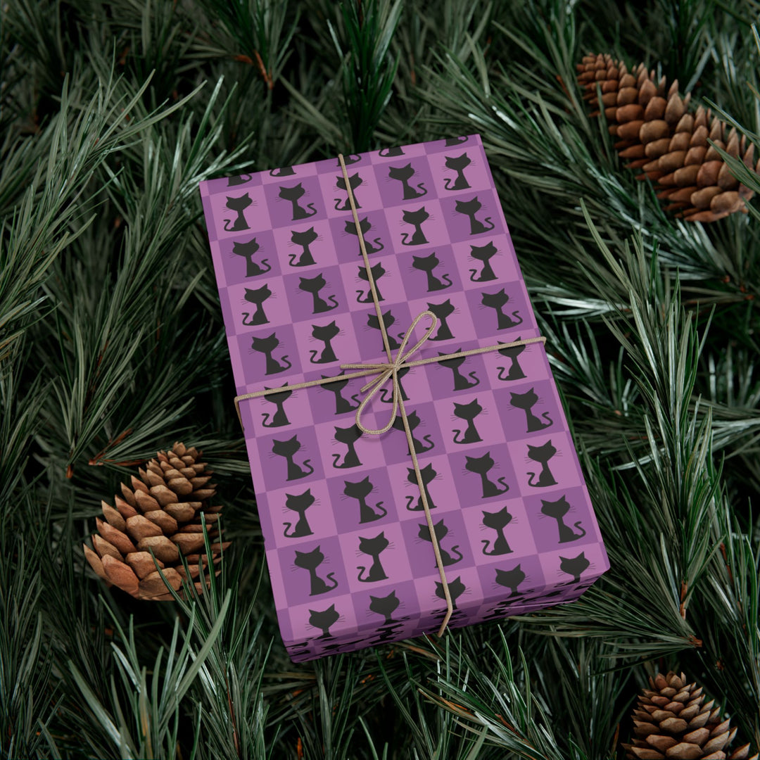 Silhouette Kitty Gift Wrap