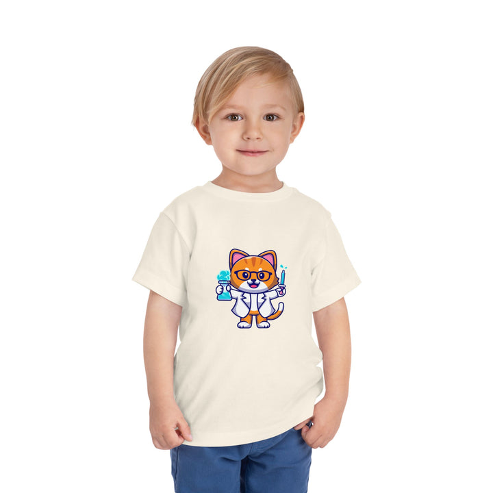 Scientist Kitty Toddler Tee