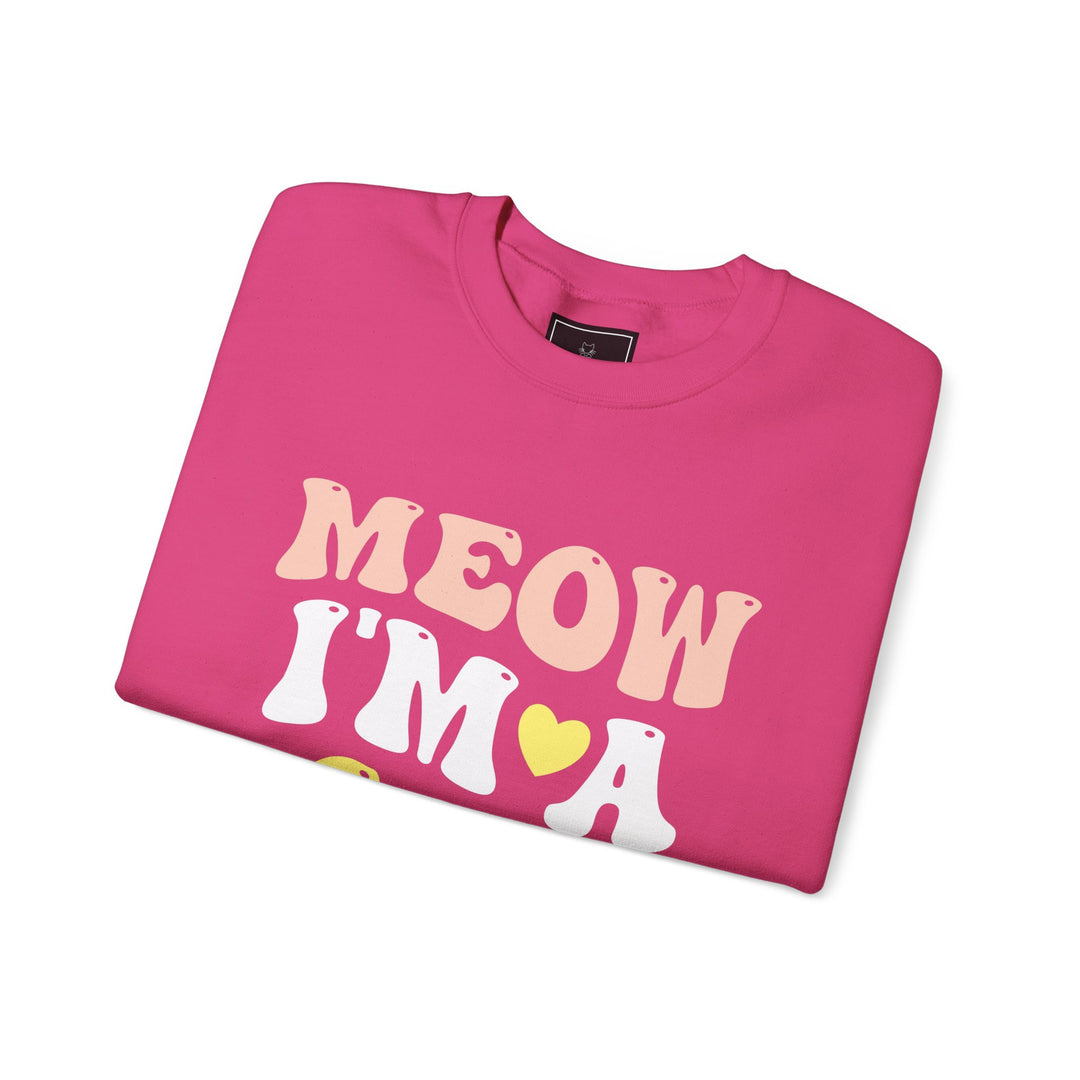 Meow I'm A Cat Unisex Crewneck Sweatshirt