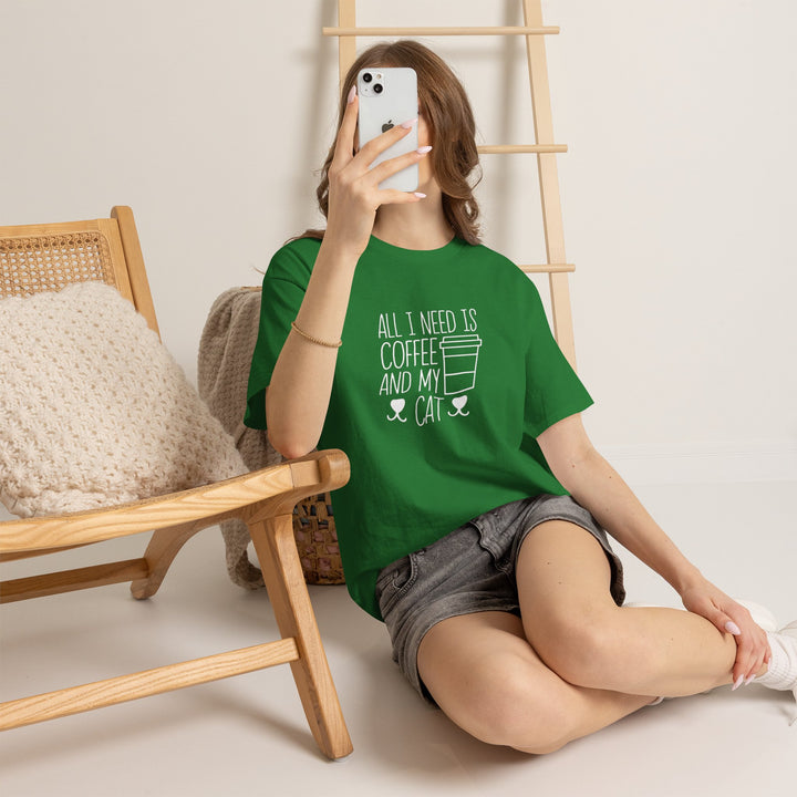 Coffee and My Cat Cotton Tee