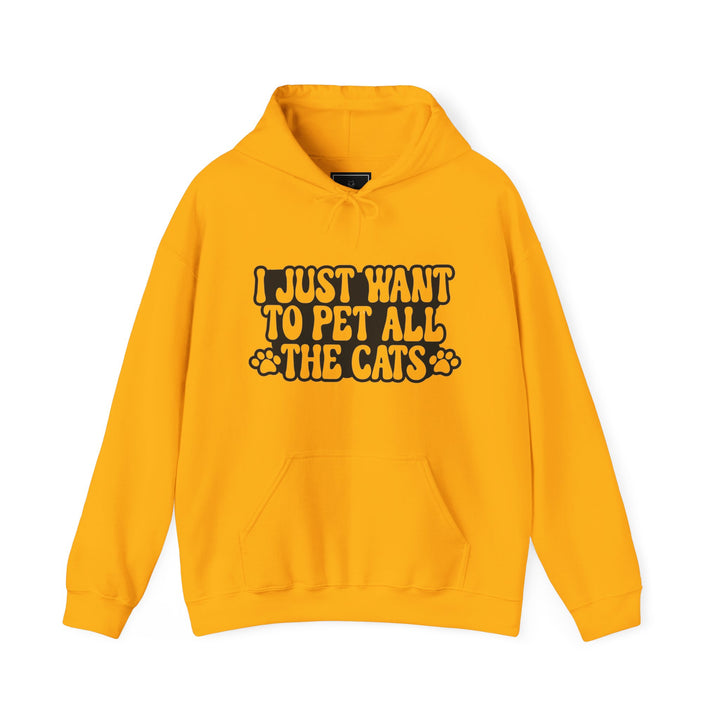 Pet All The Cats Hooded Sweatshirt