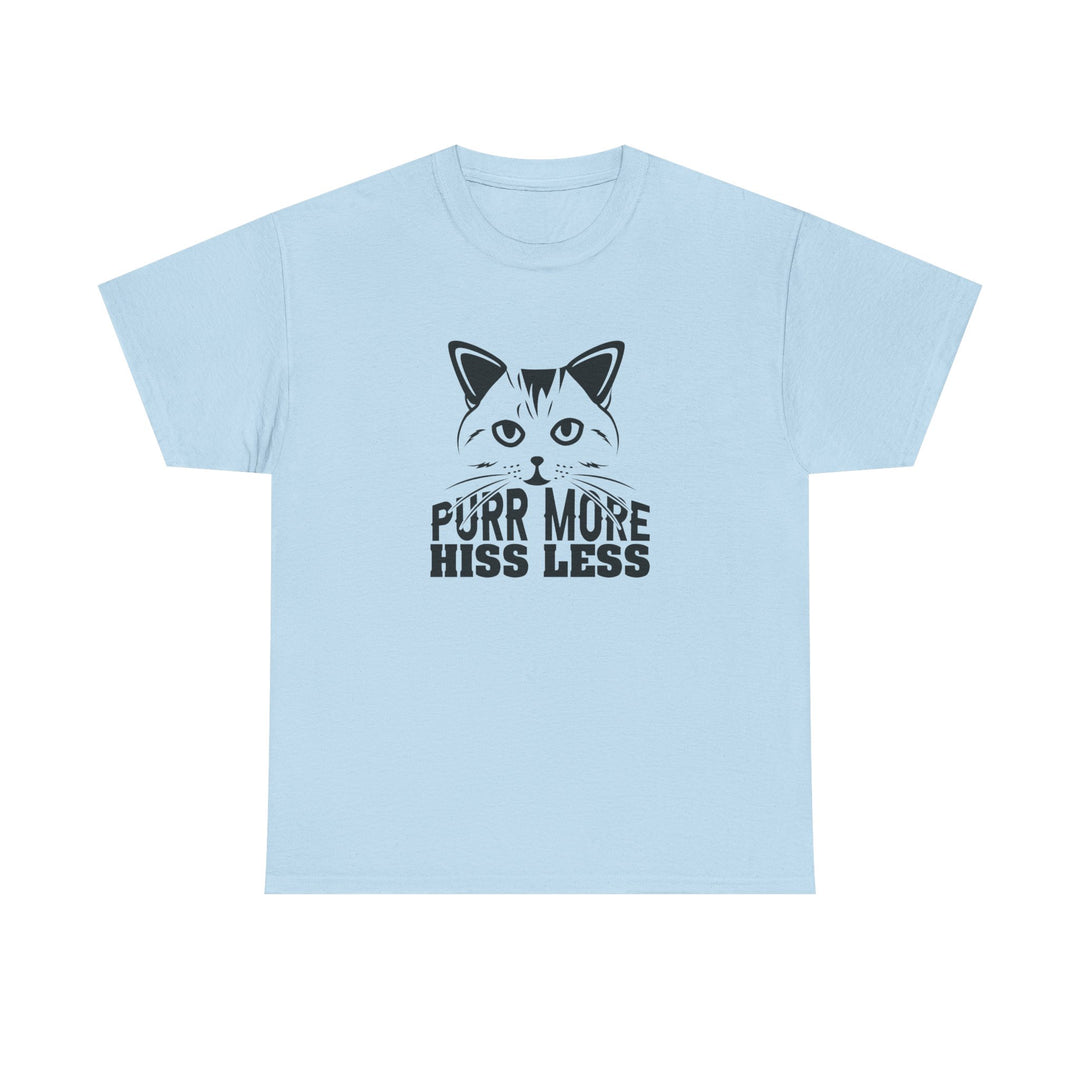 Purr More Hiss Less Cotton Tee