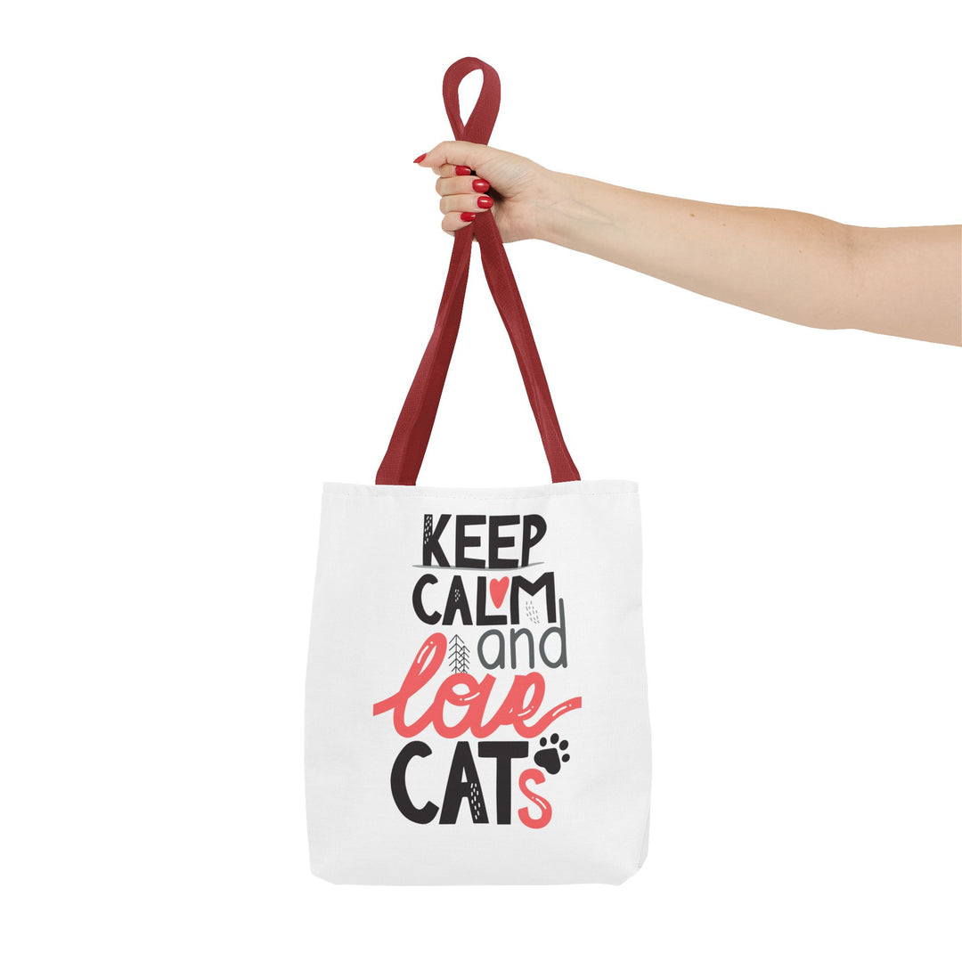 Keep Calm Love Cats Tote Bag