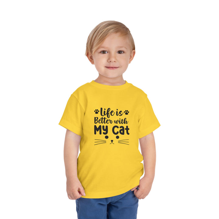 Better With My Cat Toddler Tee