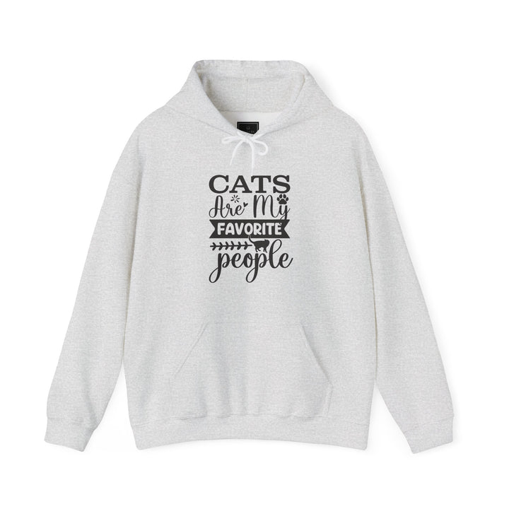 Cats Are My Favorite People Hooded Sweatshirt