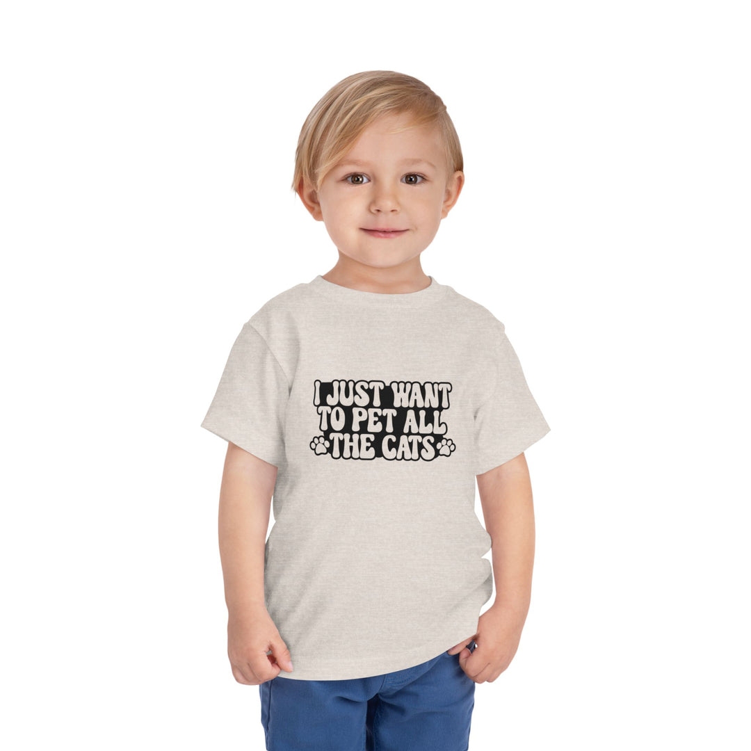 Pet All The Cats Toddler Tee