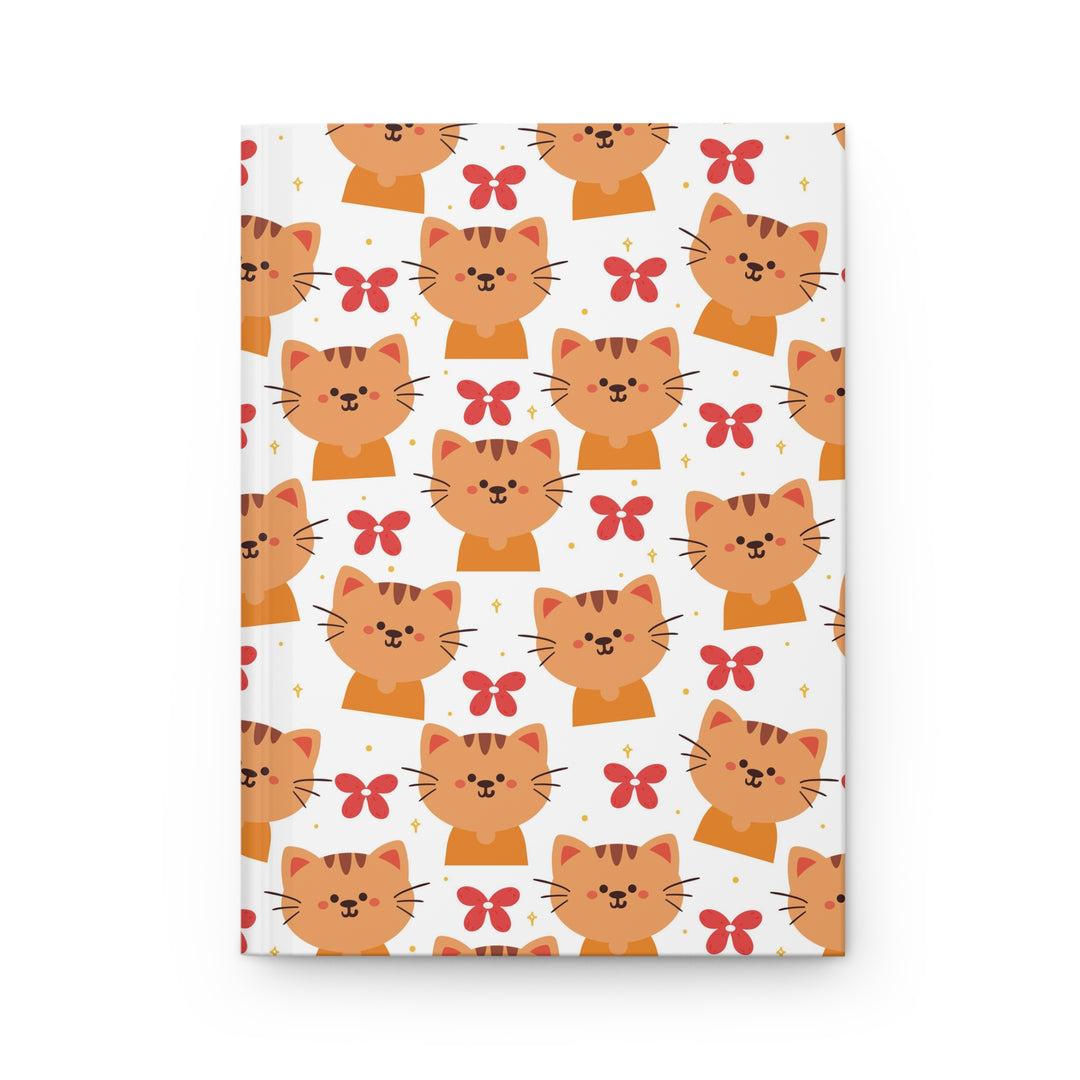Orange Tabby Cat Hardcover Journal